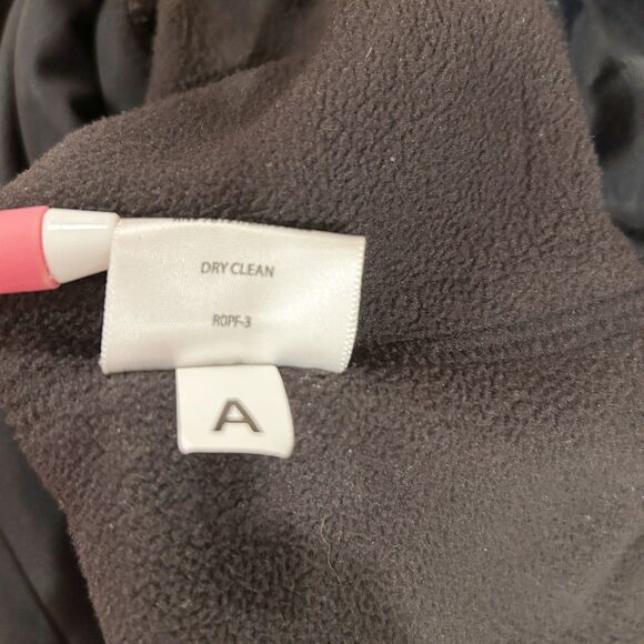 Eileen Fisher Black Snap-Front Warm Lightweight Fleece Lined Jacket Size 3X - Picture 12 of 14